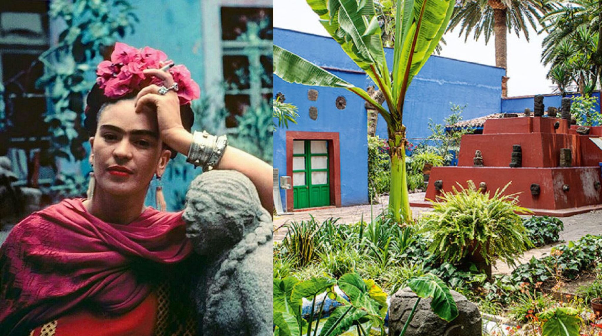 Láska, silná bolesť, mexická energia: to všetko vyžaruje dom Fridy Kahlo